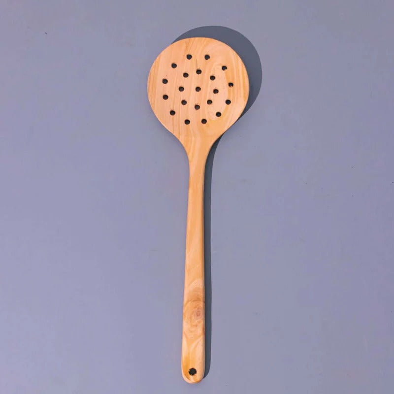 Zishta Neem Wood Ladle Skimmer