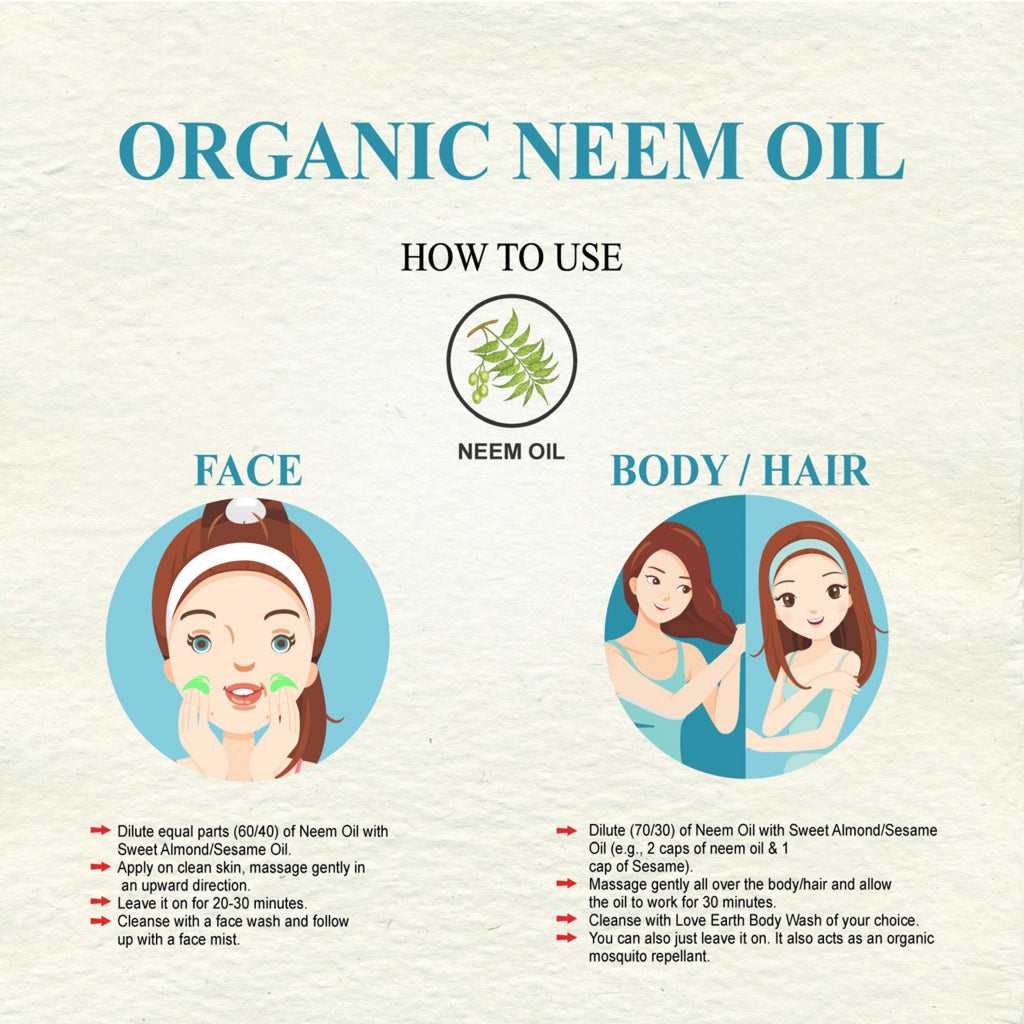 Love Earth Organic Neem Oil - 100 ml