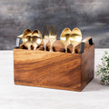 Nestroots Inseparables Teak Wood Spoon Stand with Cane Full Size