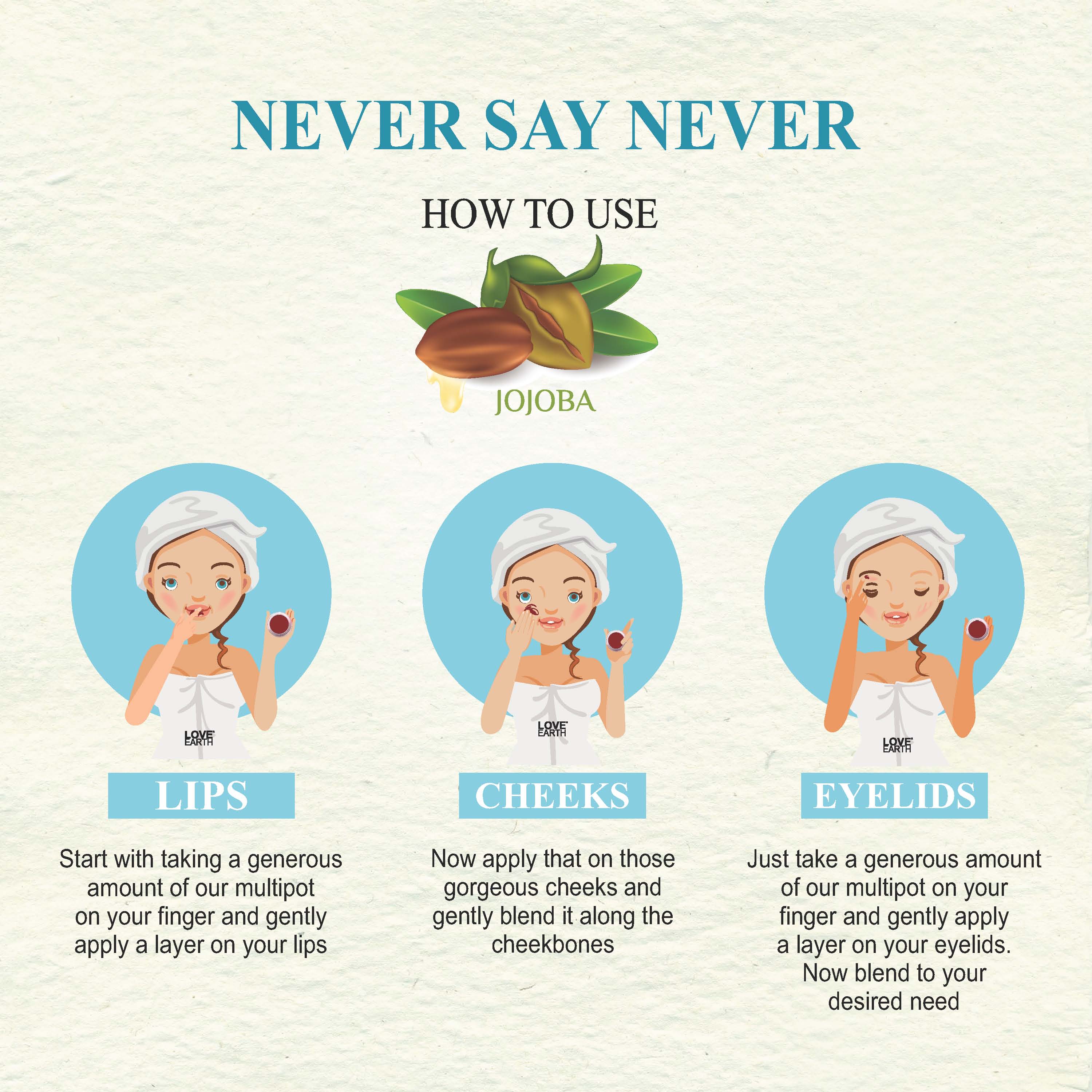 Love Earth Never Say Never Lip And Cheek Tint - 8 gms