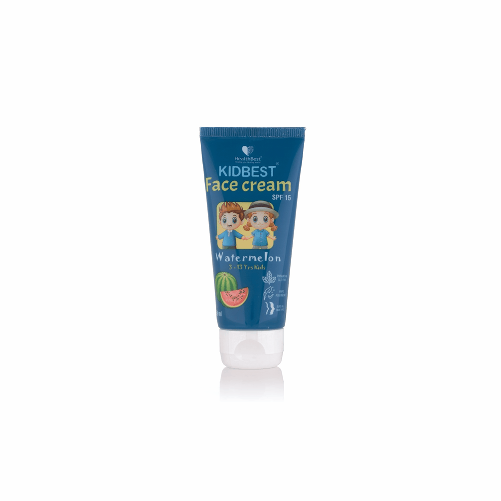 Health Best Kidbest Face Cream for 3-13 Years Kids Pack of 2 - Each 50ml