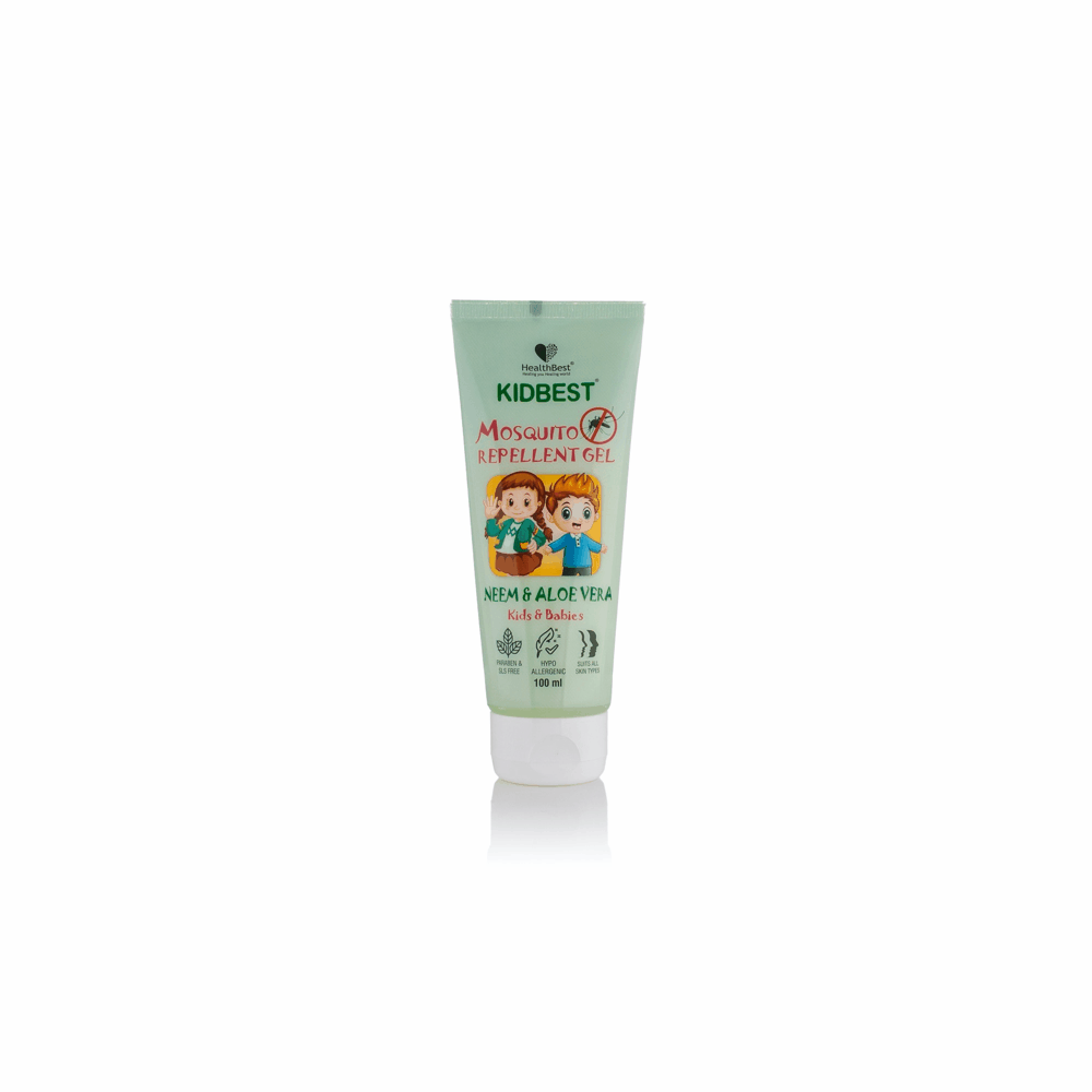 Health Best Kidbest Mosquito Repellent Gel for 3-13 Years Kids Pack of 2 - Each 100ml
