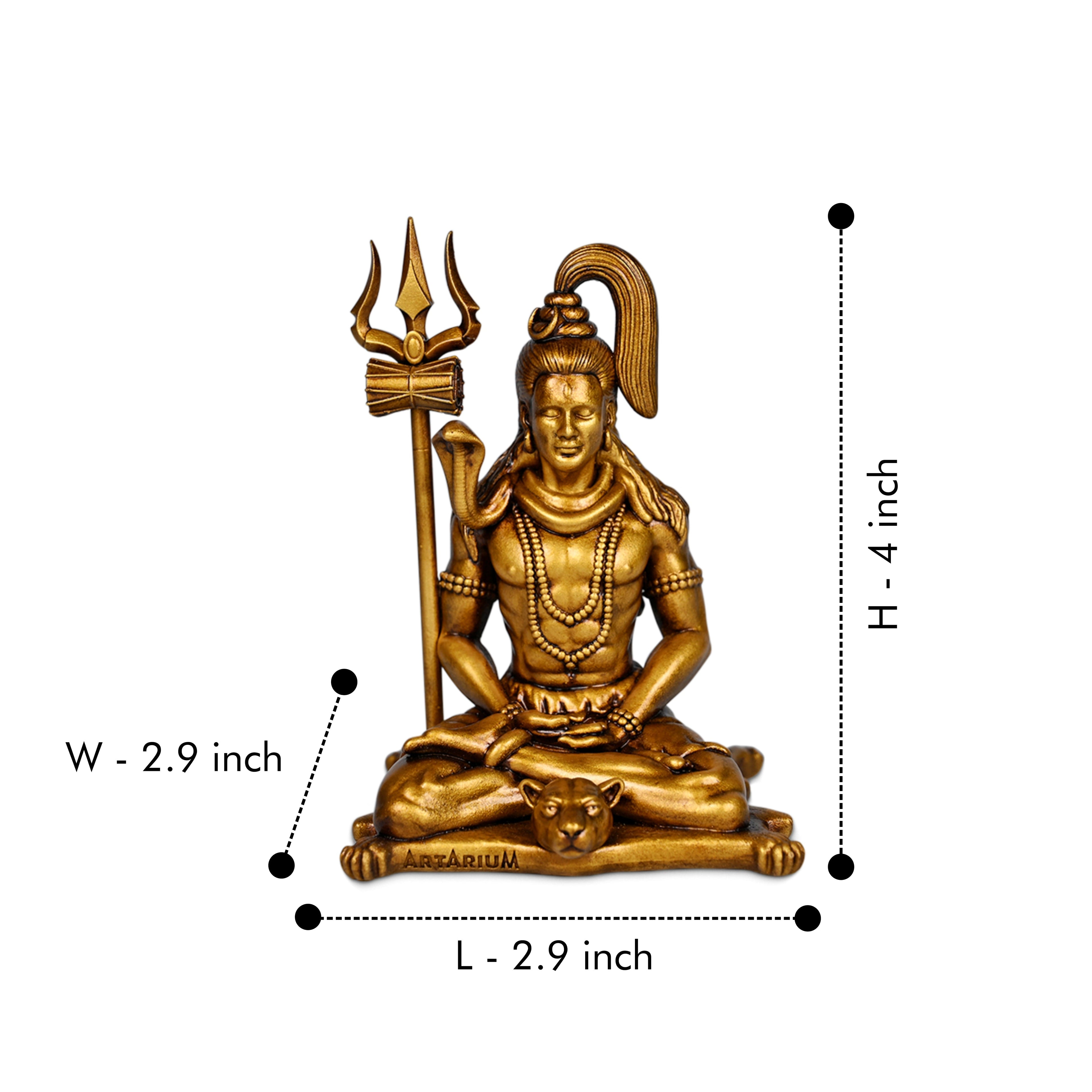 Artarium Meditating Lord Shiva Idol