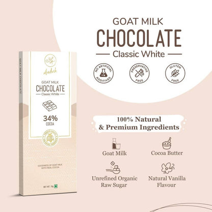 Aadvik Goat Milk Chocolate - Classic White