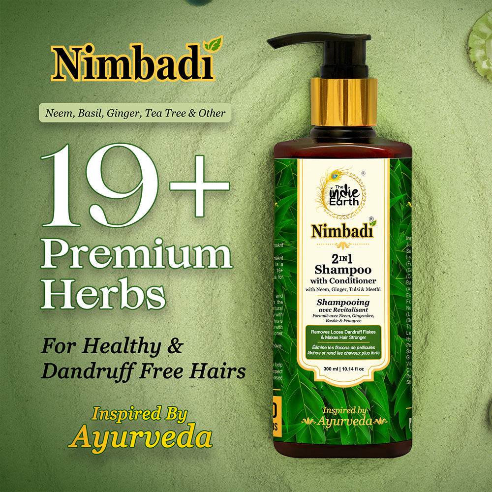 The Indie Earth Nimbadi 2-in-1 Shampoo with Conditioner - 300 ml