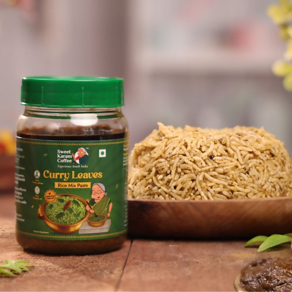 Sweet Karam Coffee Curry Leaves Rice Mix Paste (Ready in Minutes)