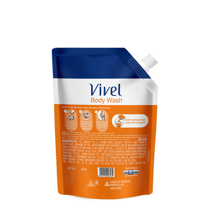 Vivel Moisturizing Bodywash Glycerin + Honey Refill Pack