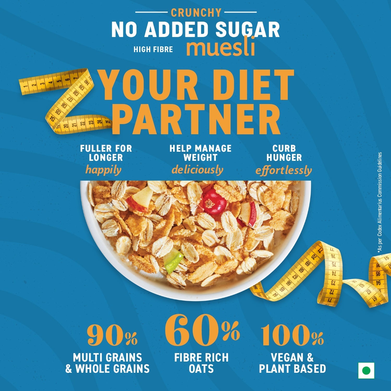 Bagrry's  Crunchy Muesli - No Added Sugar - 500 gms