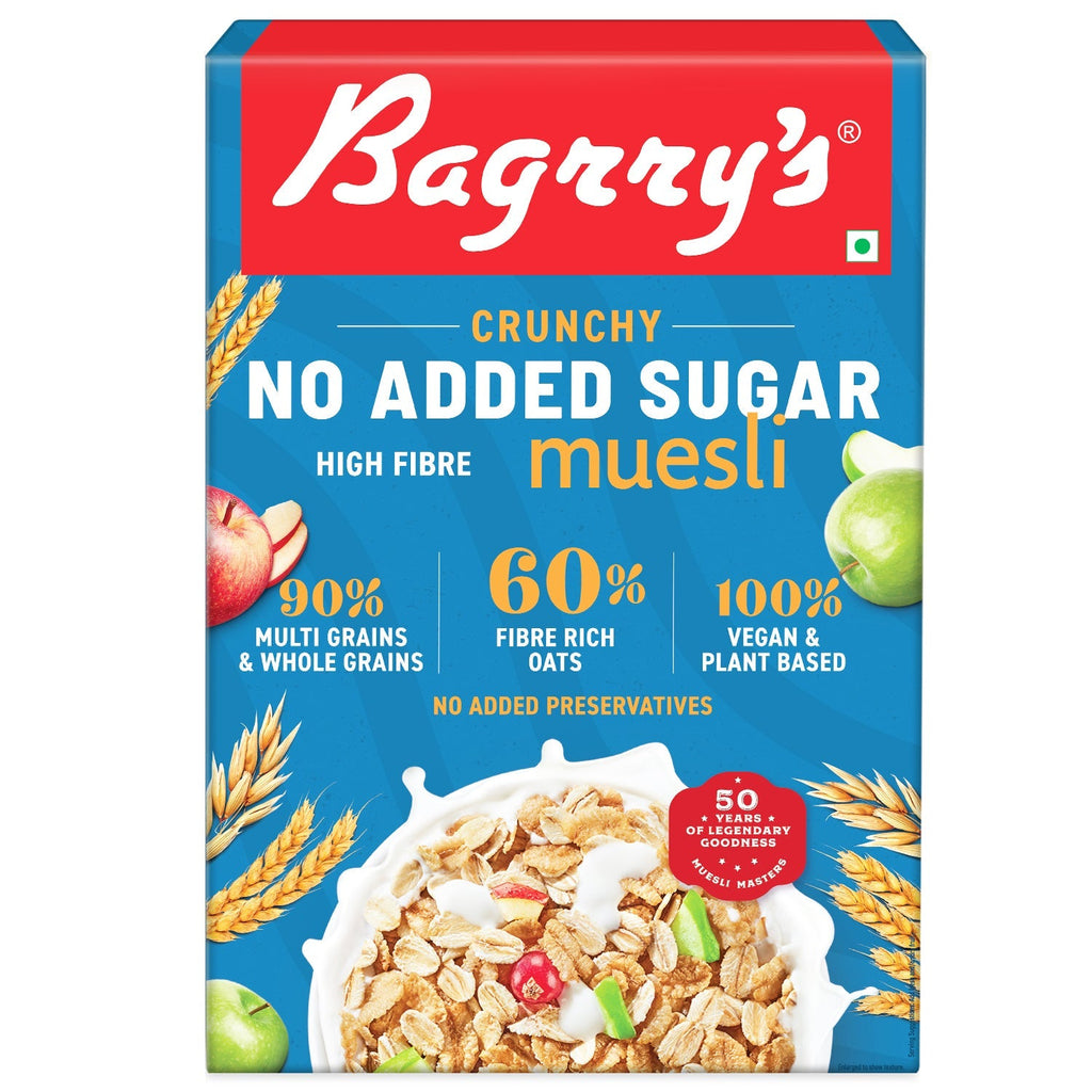 Bagrry's  Crunchy Muesli - No Added Sugar - 500 gms