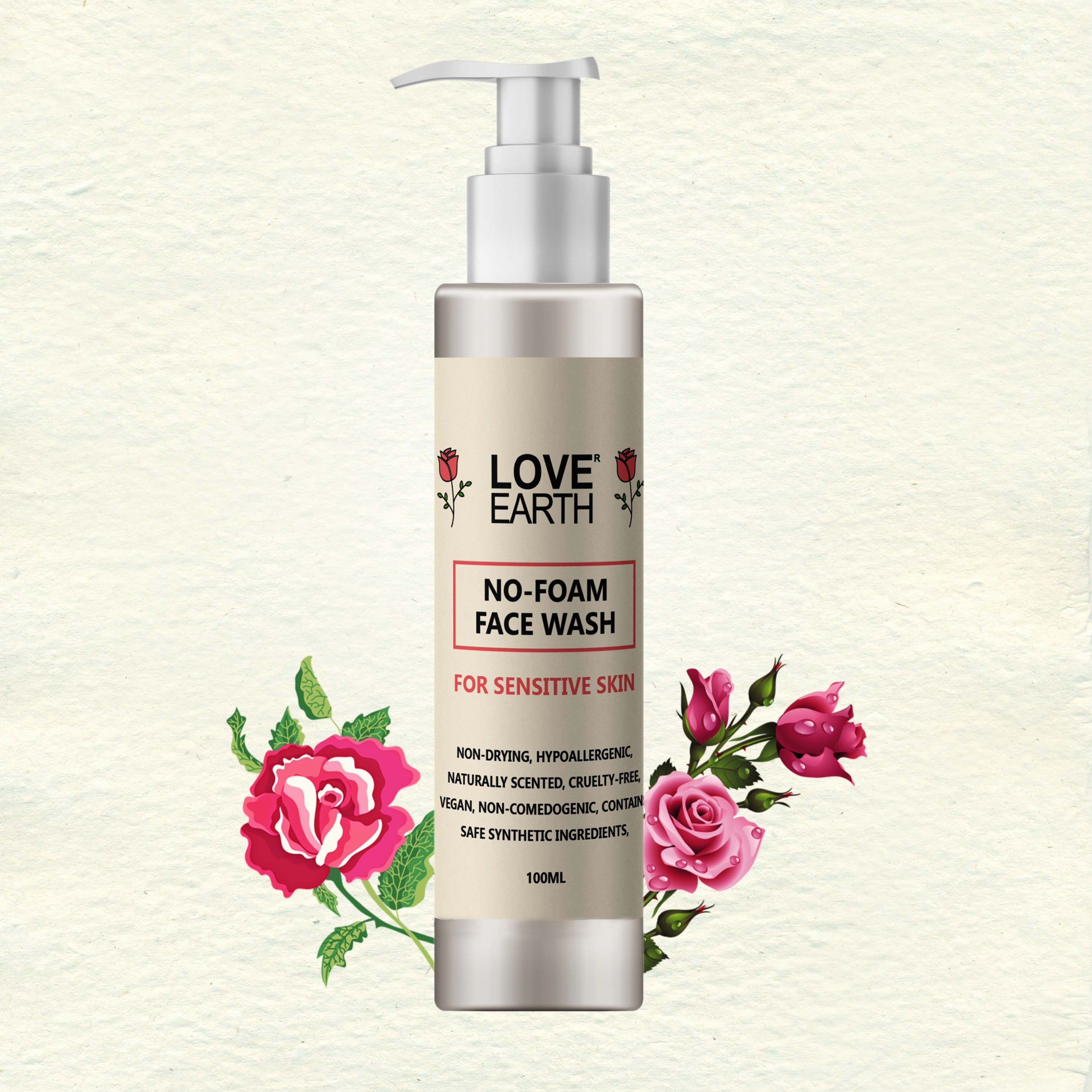 Love Earth No Foam Face Wash - 100 ml