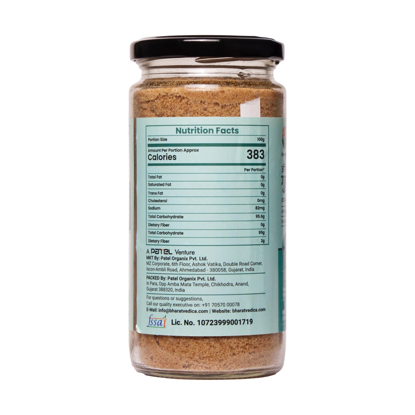 Bharat Vedica Organic Jaggery Powder - Organic Gud