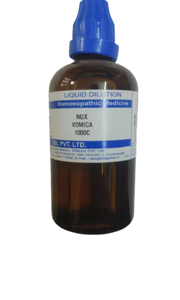 SBL Homeopathy Nux Vomica Dilution -30 CH - 30 ml