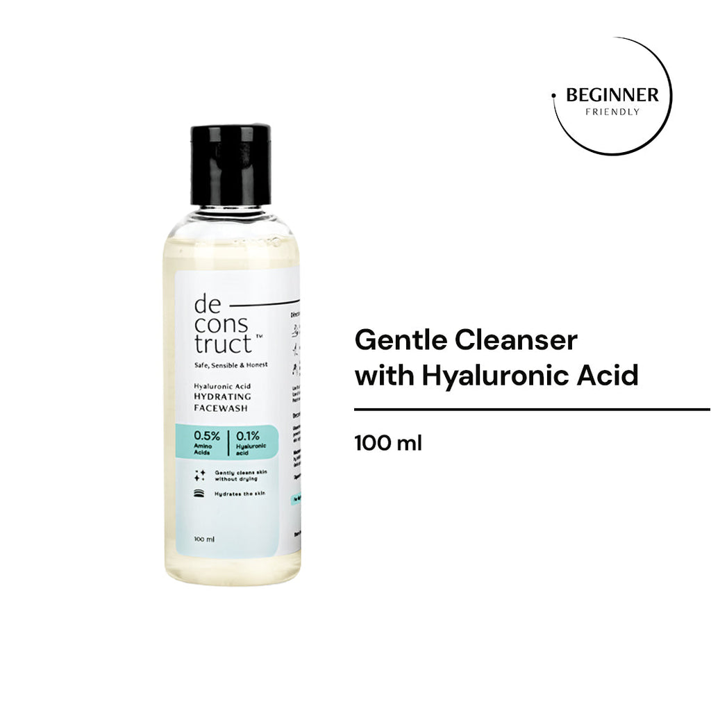 Deconstruct Hyaluronic Acid Hydrating Face Wash - 100 ml