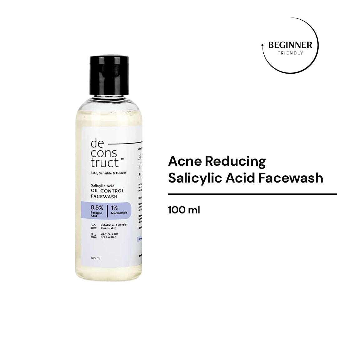 Deconstruct Salicylic Acid Oil Control Face Wash For Oily Skin - 100 ml