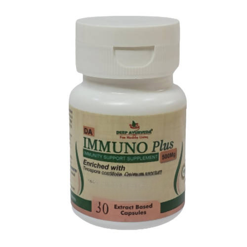 Deep Ayurveda Immuno Plus 500mg Veg Capsules