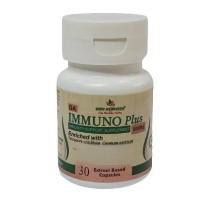 Deep Ayurveda Immuno Plus 500mg Veg Capsules