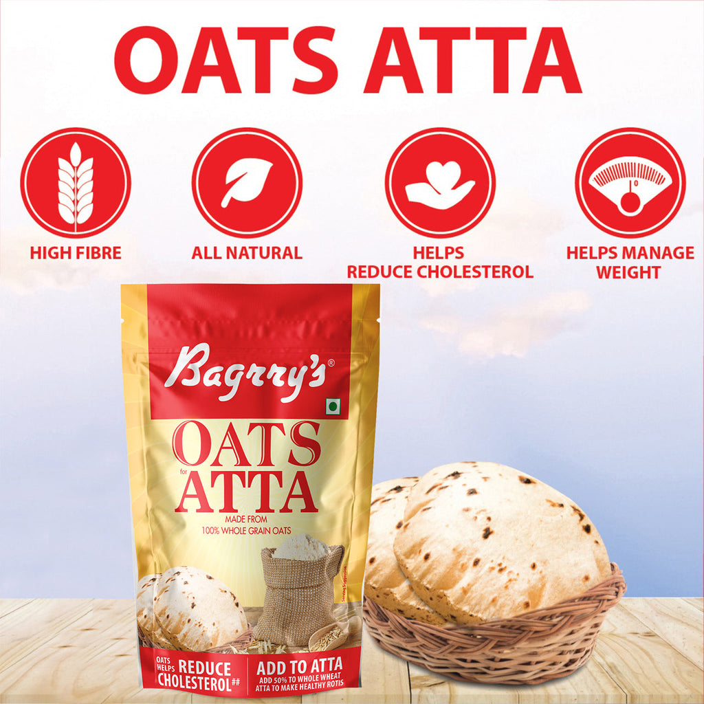 Bagrry's Oat Atta - 300 gms (pack of 2)