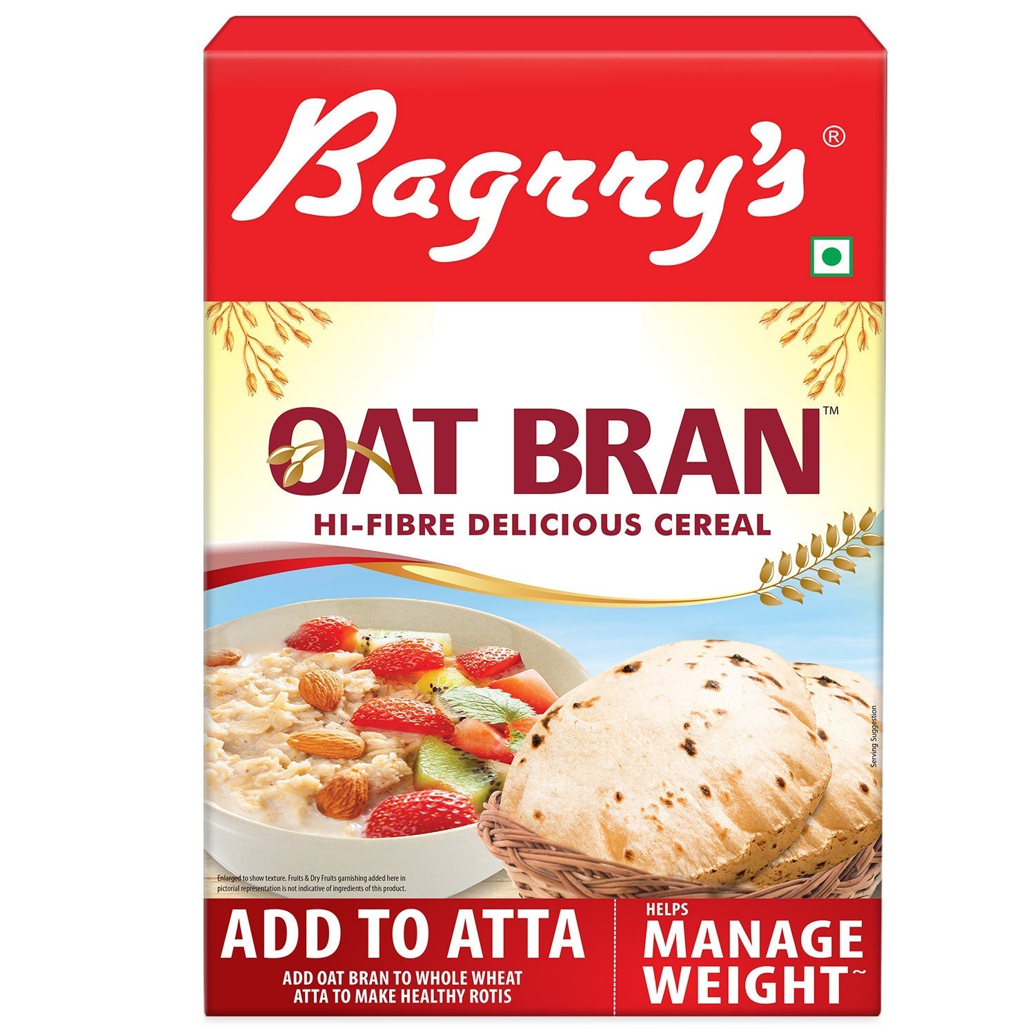 Bagrry's Oat Bran - 200 gms