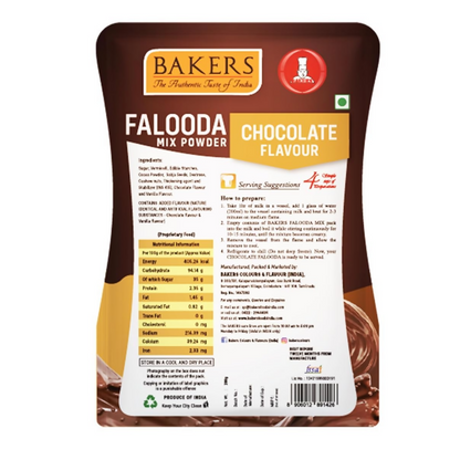 BAKERS Falooda Mix Powder - Chocolate, Mango And Strawberry