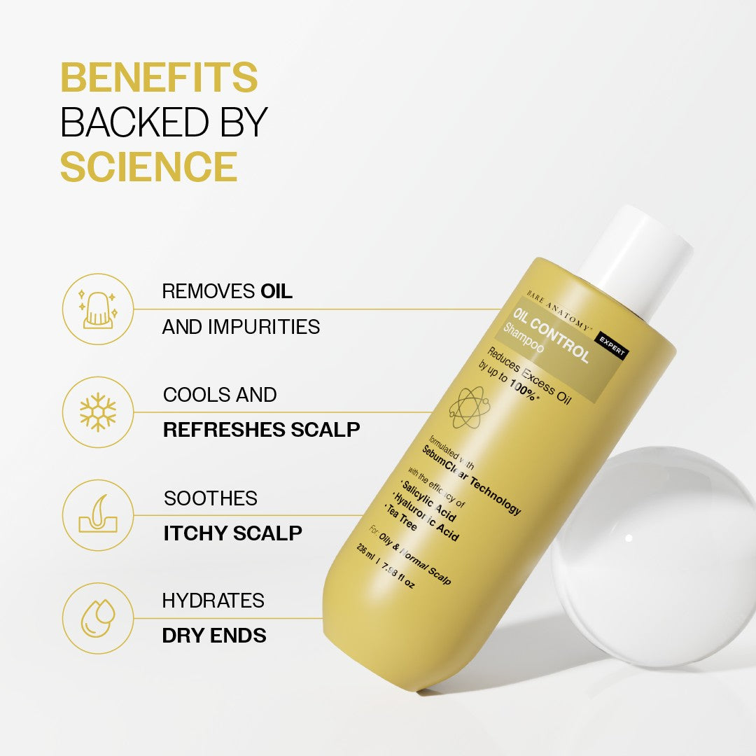 Bare Anatomy Oil Control Shampoo - 236 ml