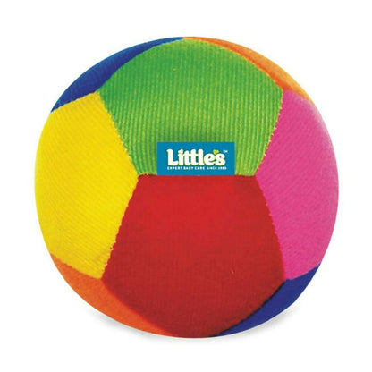 Little's Soft Plush Baby Ball With Rattle Sound Multicolor