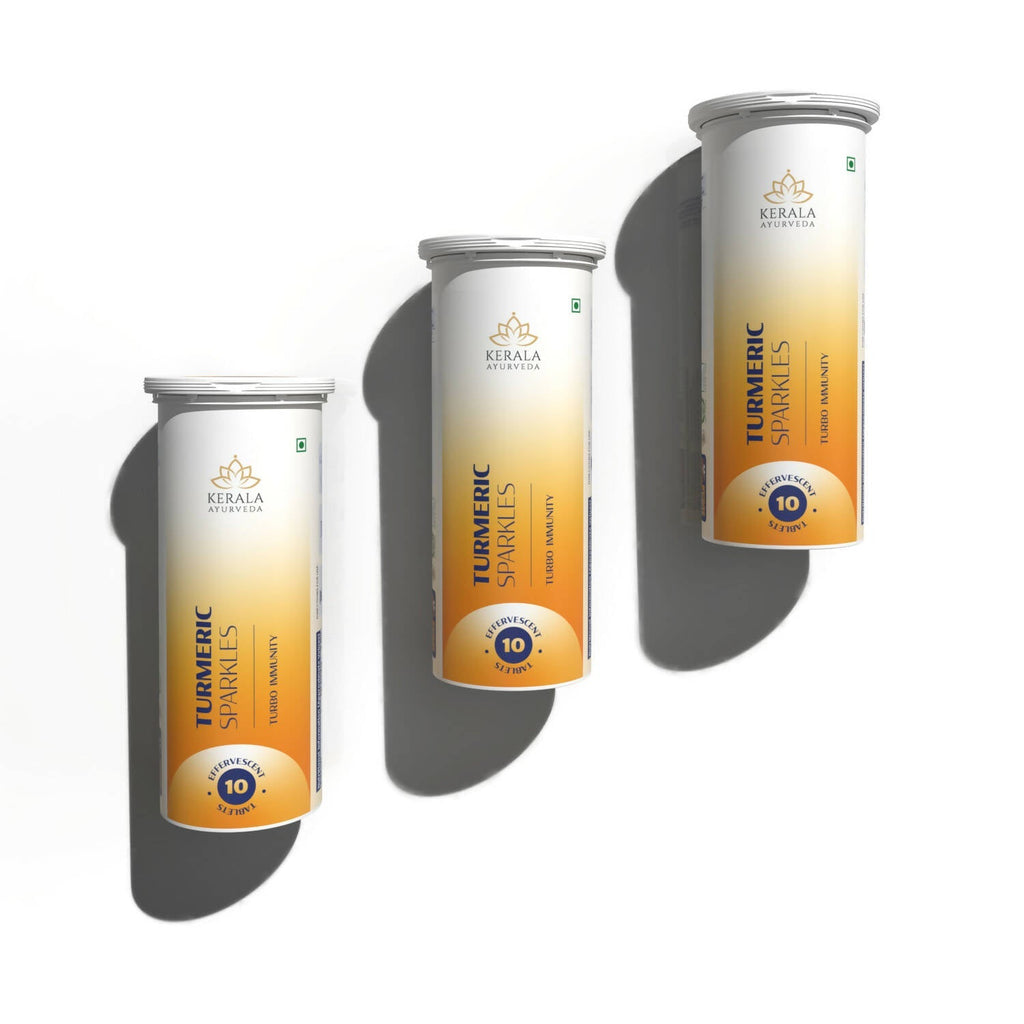 Kerala Ayurveda Turmeric Sparkles Tablets - 10 tabs