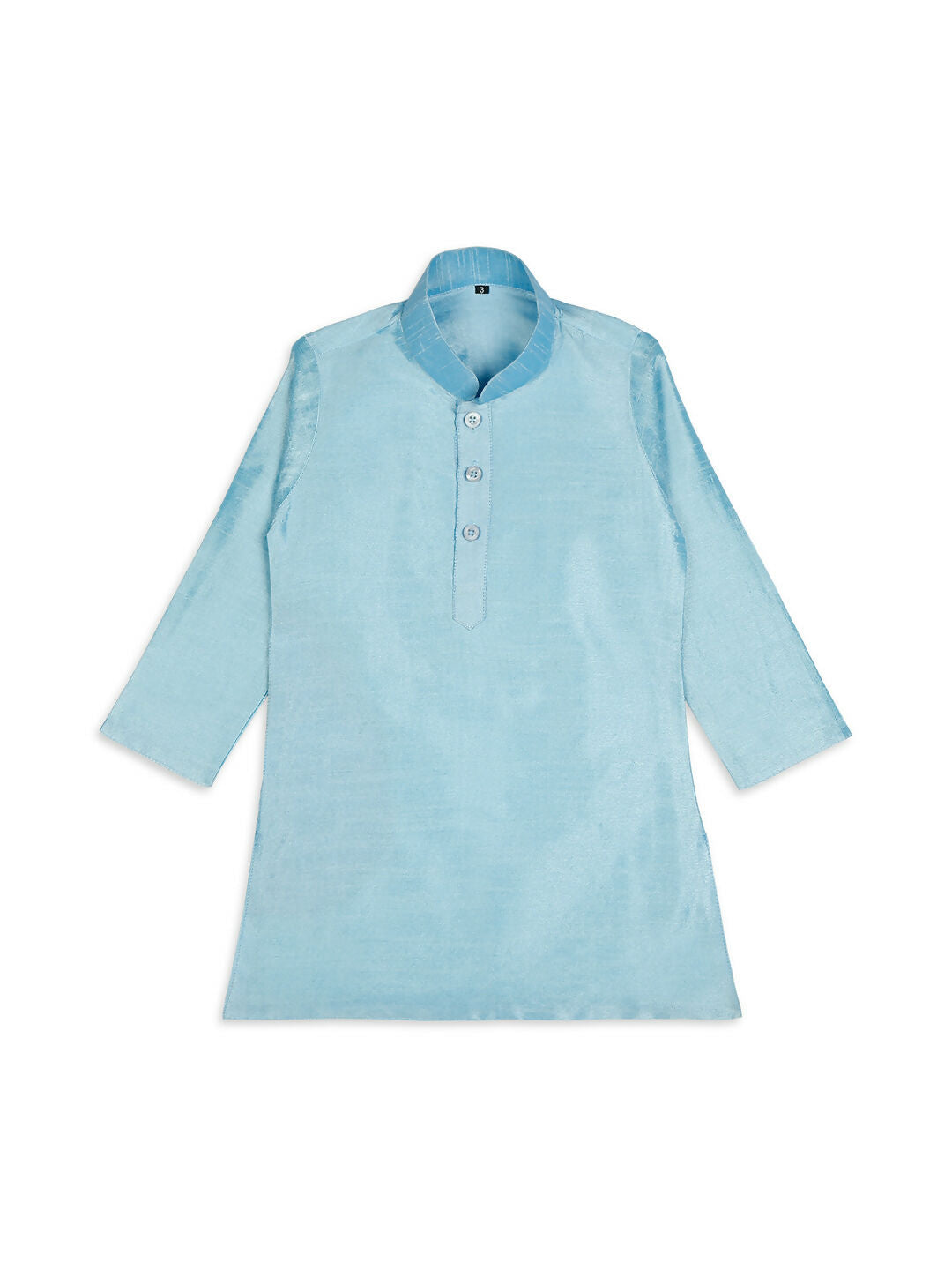 Joban Fashion Kids Island stylish Tikli work Nehru Jacket Full Sleeves Kurta, Pyjama Set - Sky Blue