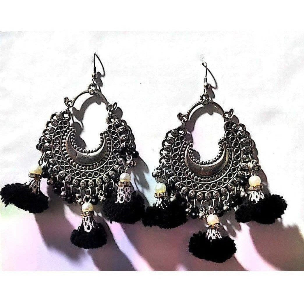MS Fashion India Muskan Fancy Handmade Tassel Earrings