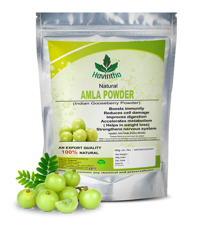 Havintha Amla, Reetha, Shikakai Powder - Combo Pack of 3 for Healthy Hair - Each 100 gms