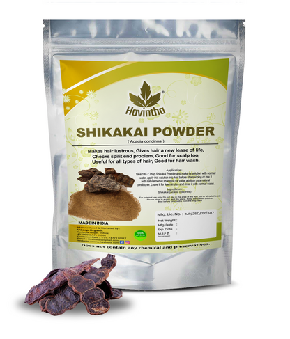 Havintha Amla, Reetha, Shikakai Powder - Combo Pack of 3 for Healthy Hair - Each 100 gms