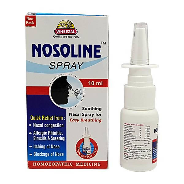 Wheezal Nosoline Nasal Spray -10 ml