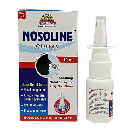 Wheezal Nosoline Nasal Spray -10 ml