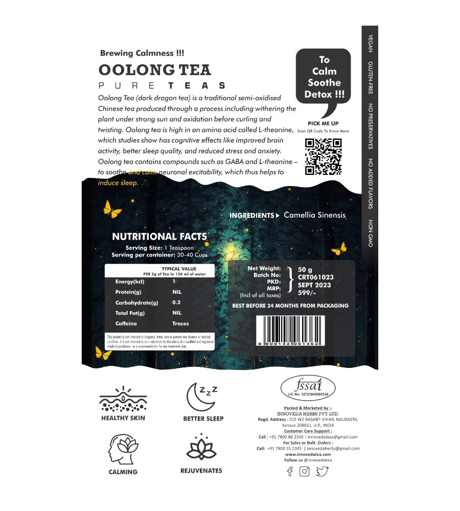 Innoveda Chinese Oolong Tea - 28 gms