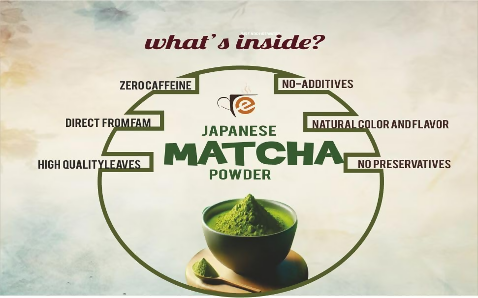 Eteasy Japanese Matcha Atibala Churna Bala Kangi Powder