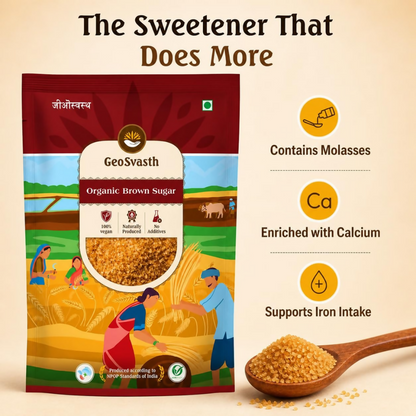 Geosvasth Organic Brown Sugar