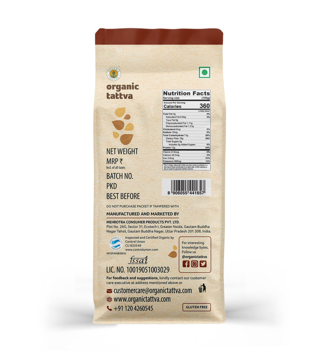 Organic Tattva Buckwheat (Kuttu) Flour - 250 gms