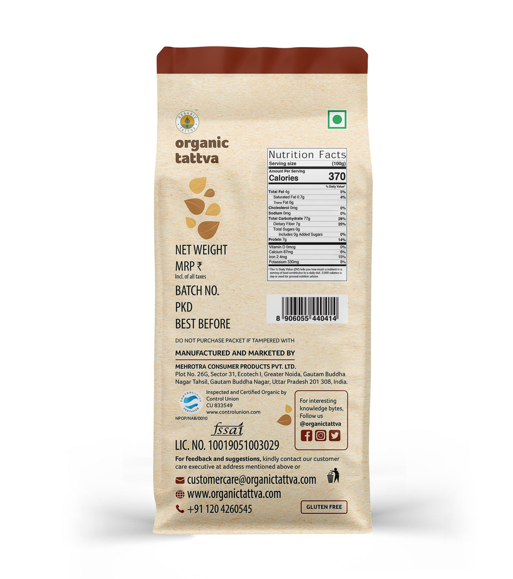 Organic Tattva Corn Flour - 500 gms