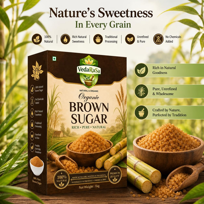 VedaRasa Natural Brown Sugar