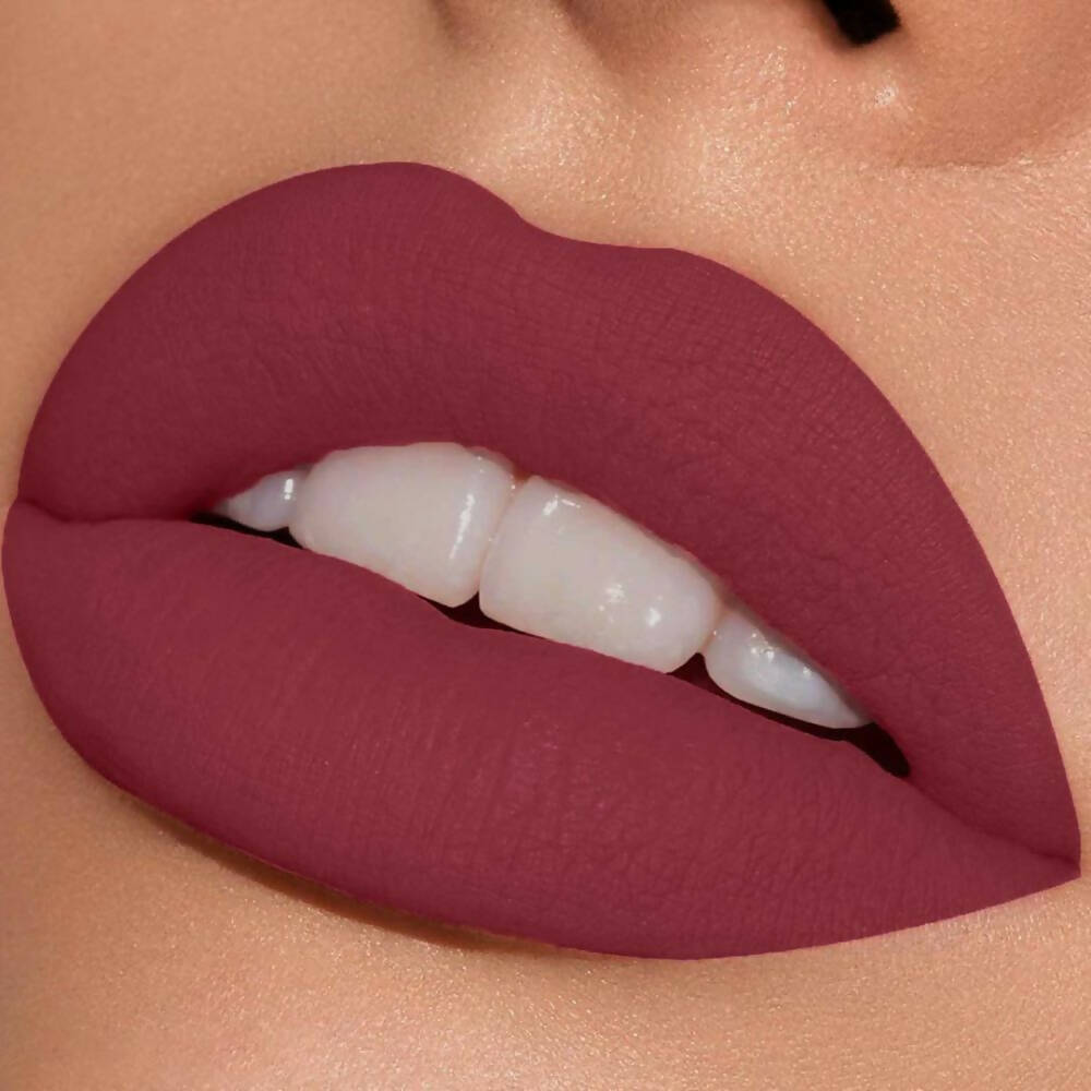 T.A.C - The Ayurveda Co. Liquid Matte Maroon Fantasy Lipstick