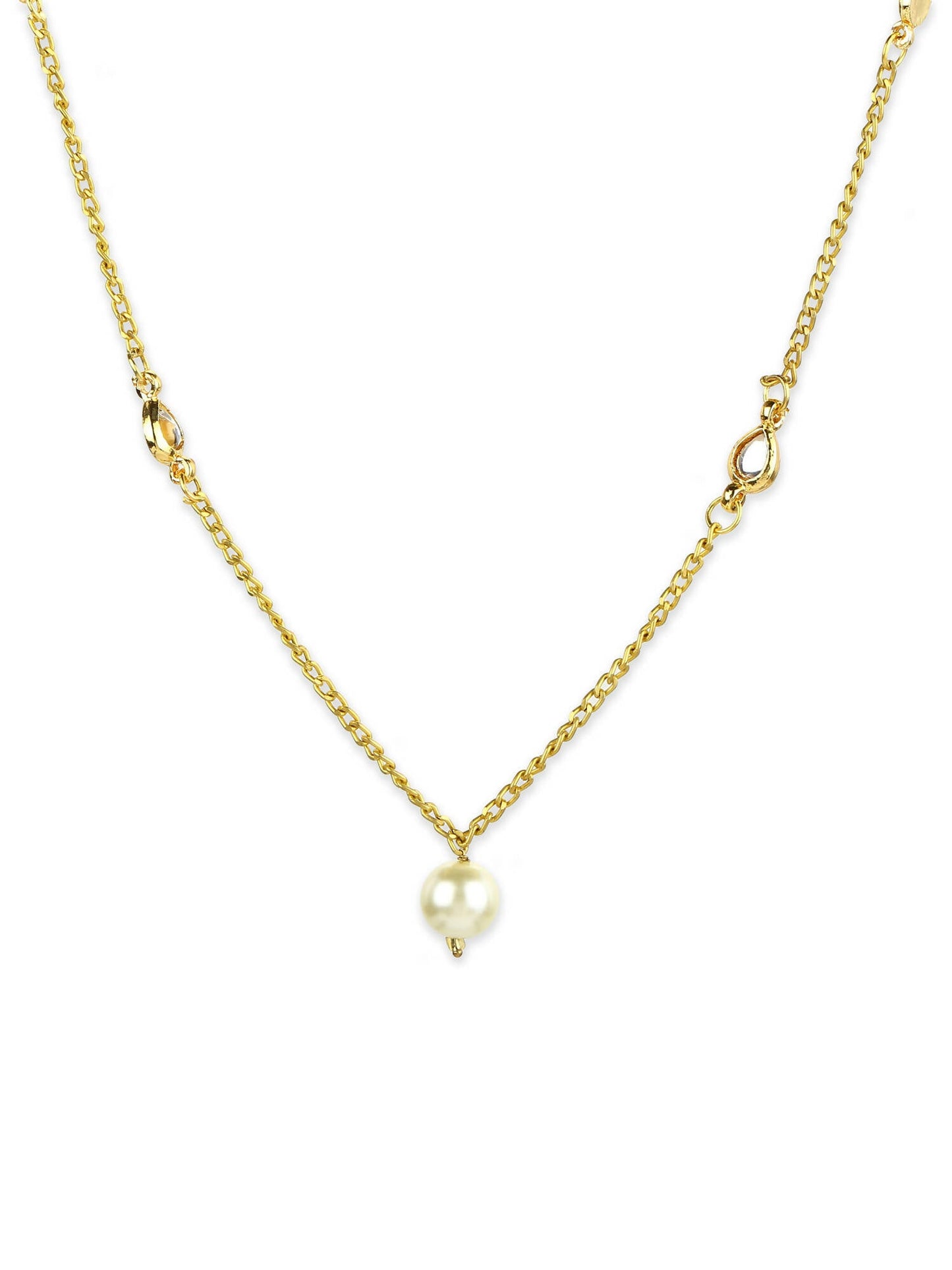 Women's Gold-Polished Chain - Ruby Raang