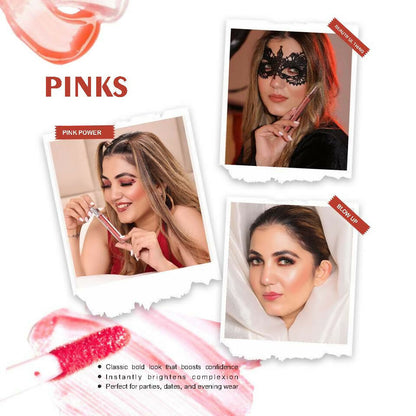 Love Earth Liquid Lip Gloss - Pinks