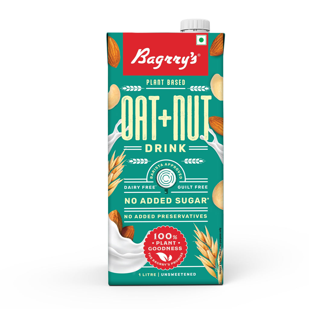 Bagrry's Plant Based Oat + Nut Drink - 1 Liter