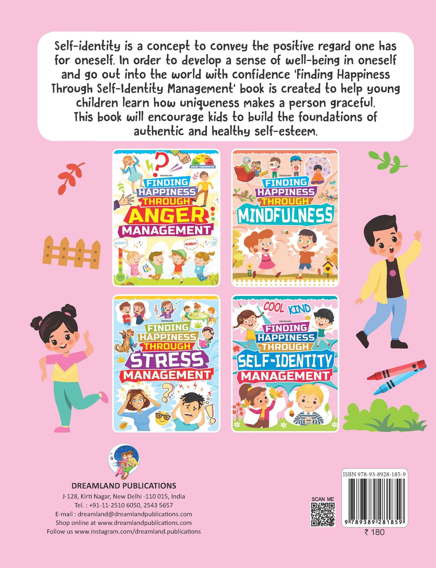 Dreamland Self-Identity Management - Finding Happiness Series : Children Interactive & Activity Book