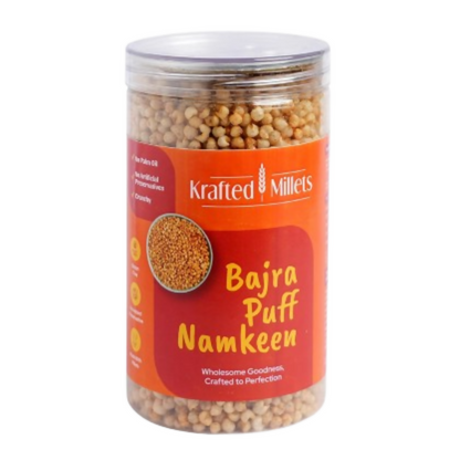 Krafted Millets Bajra Puff Namkeen