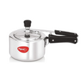 Pigeon by Stovekraft CaIida Induction Base Aluminium Pressure Cooker with Inner Lid, 3 litres, Silver