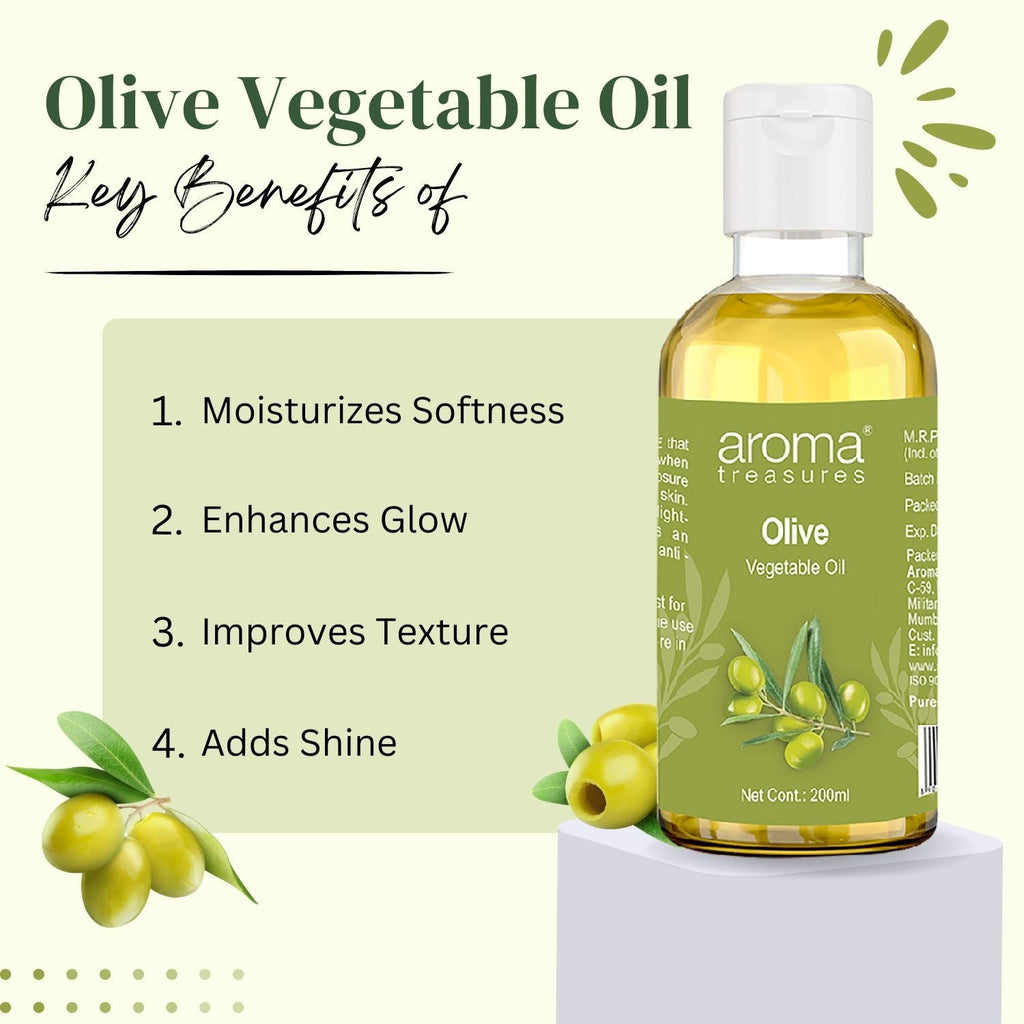 Aroma Treasures Olive Vegetable Oil (200ml)