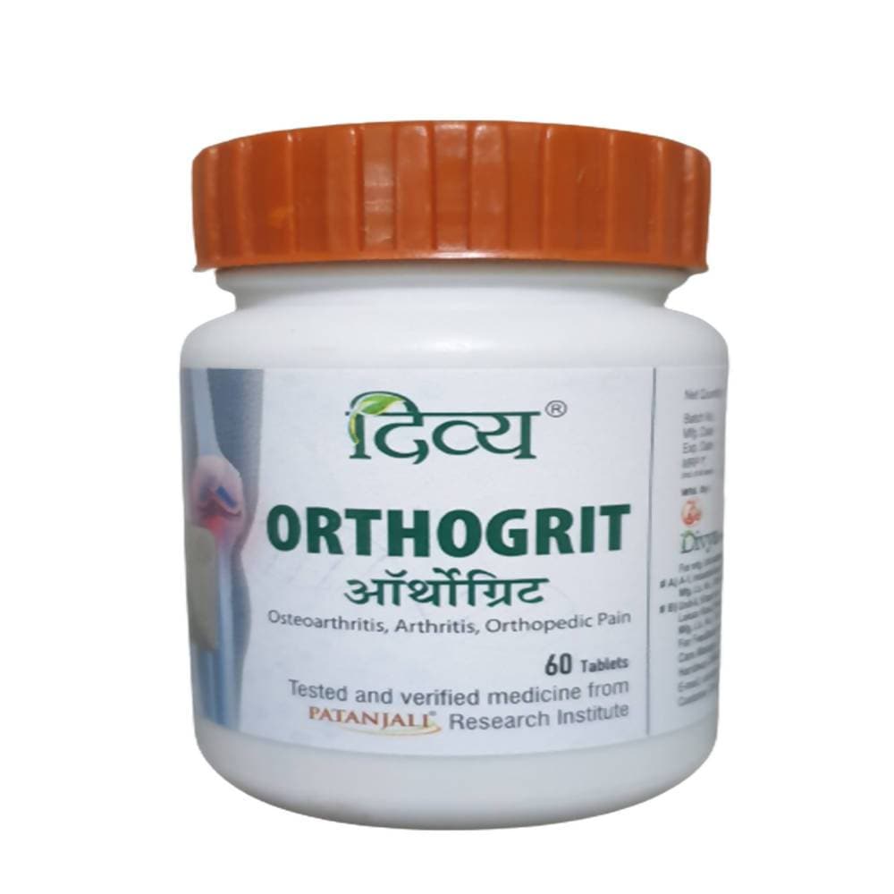 Patanjali Divya Orthogrit - Herbal Joint Wellness Supplement - 60 Tablets