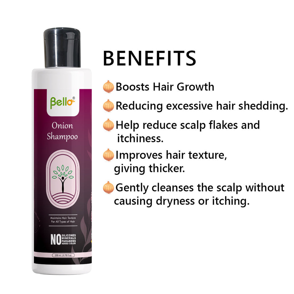 Bello Herbals Onion Shampoo - 200 ml