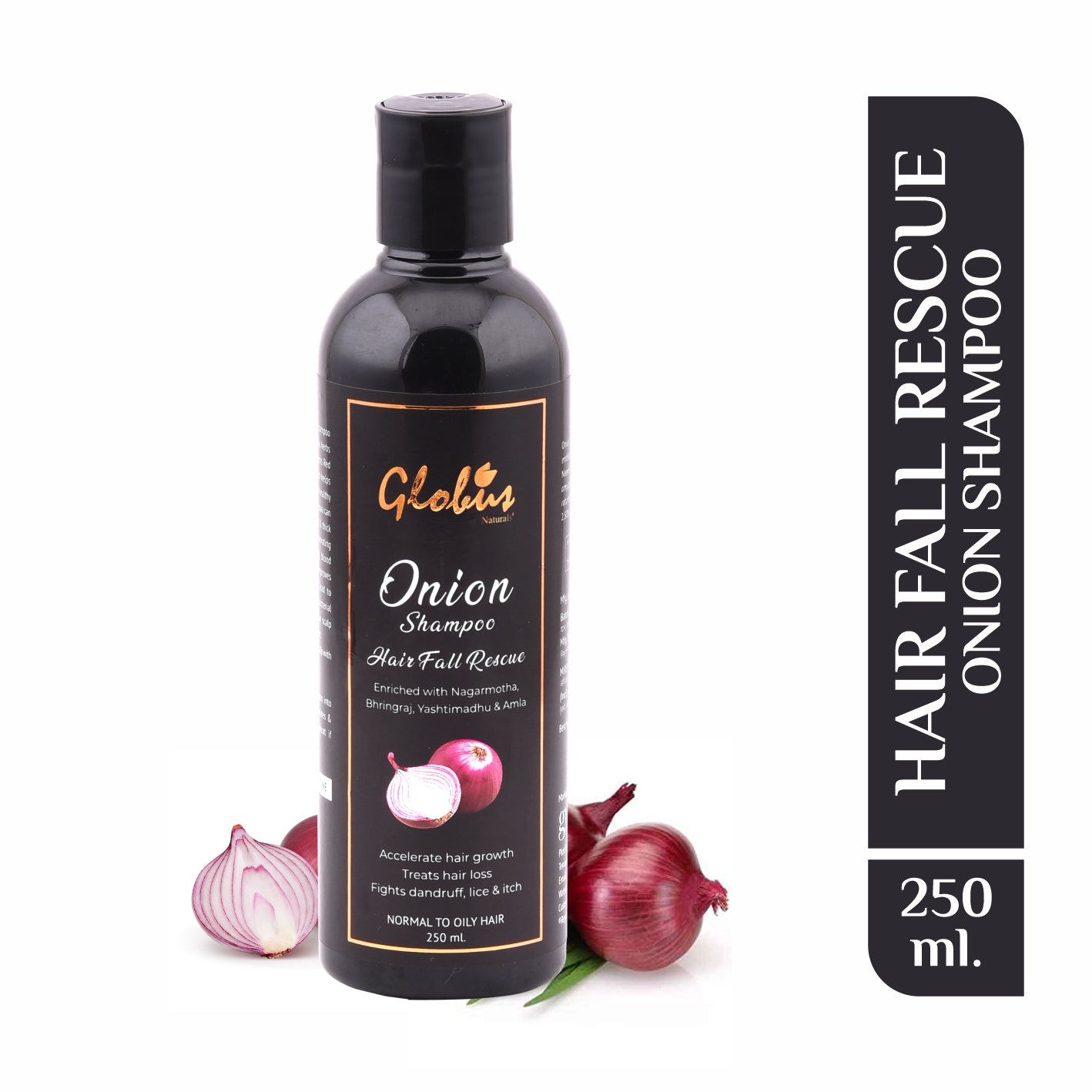 Globus Naturals Hair Fall Rescue Onion Shampoo - 250 ml