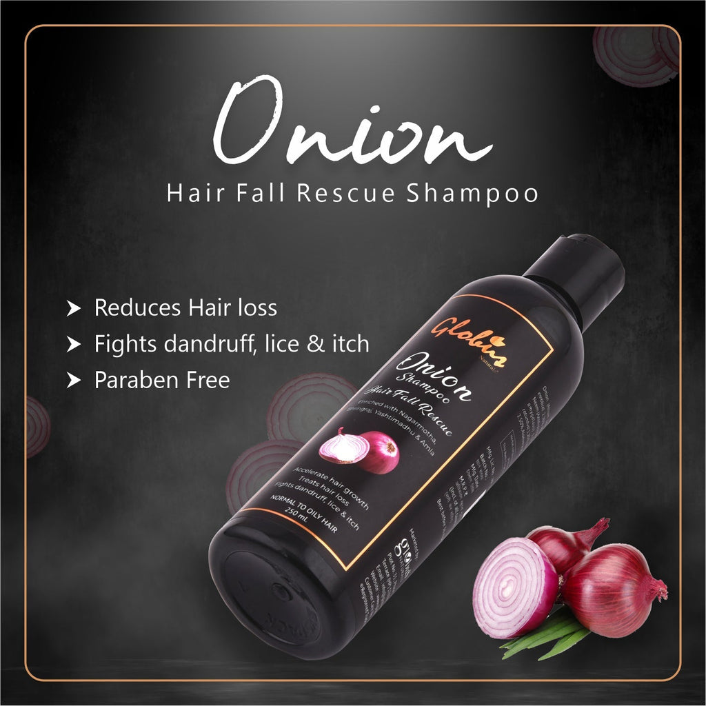 Globus Naturals Hair Fall Rescue Onion Shampoo - 250 ml